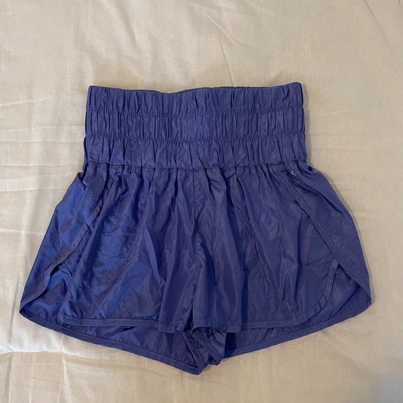 Free People The Way Home Shorts in Deep Sea - Picture 4 of 5